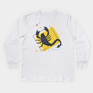 zodiaque scorpion Kids Long Sleeve T-Shirt